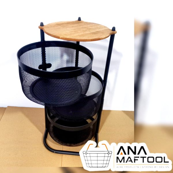 جاپیازی 3 طبقه گرد مدل نیکا