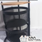 جا پیازی 2 طبقه گرد متحرک مدل نیکا