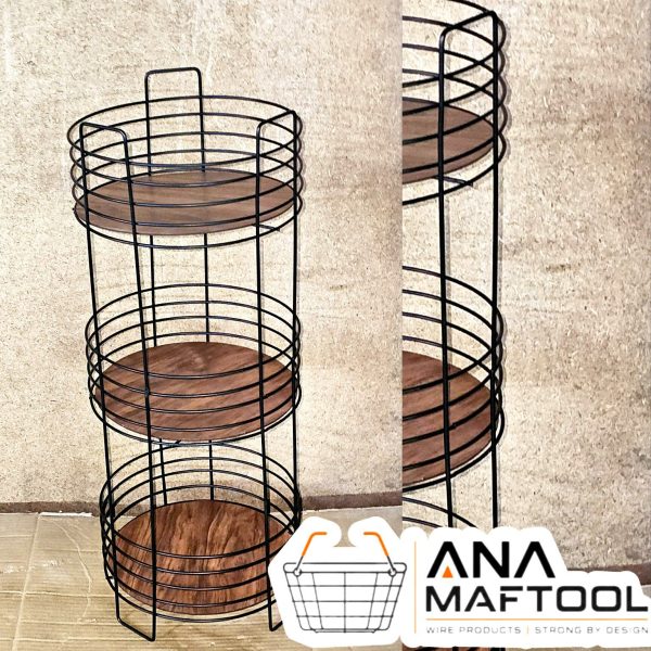 جاپیازی 3 طبقه گرد ضخیم